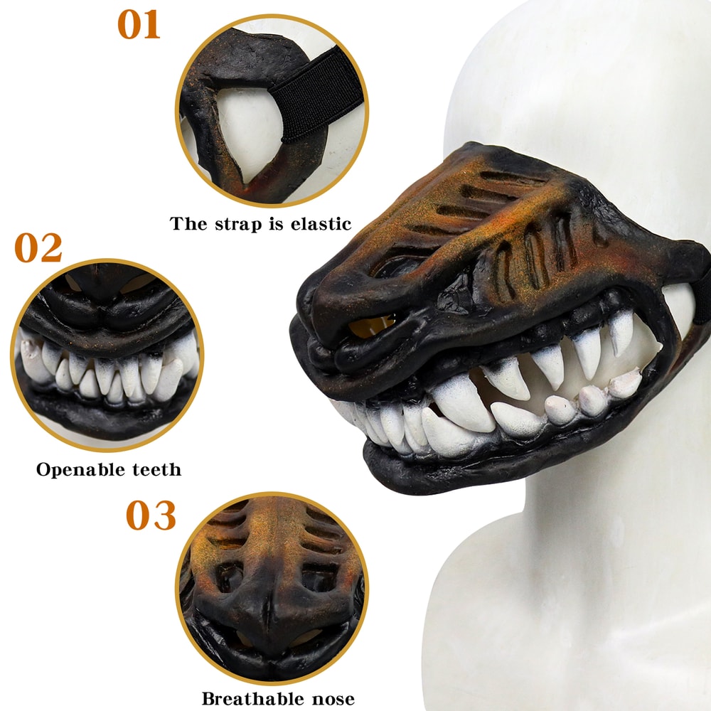 Bulex Latex Dog Mask For Puppy Cosplay Halloween Parties Role Play 2