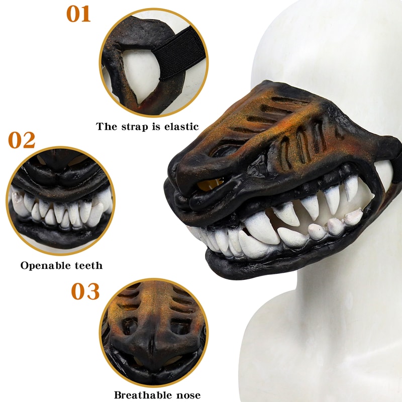 Bulex Latex Dog Mask For Puppy Cosplay Halloween Parties Role Play 2