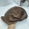 Vintage PU Leather Beret For Women Retro British Newsboy Baker Boy Cap 5
