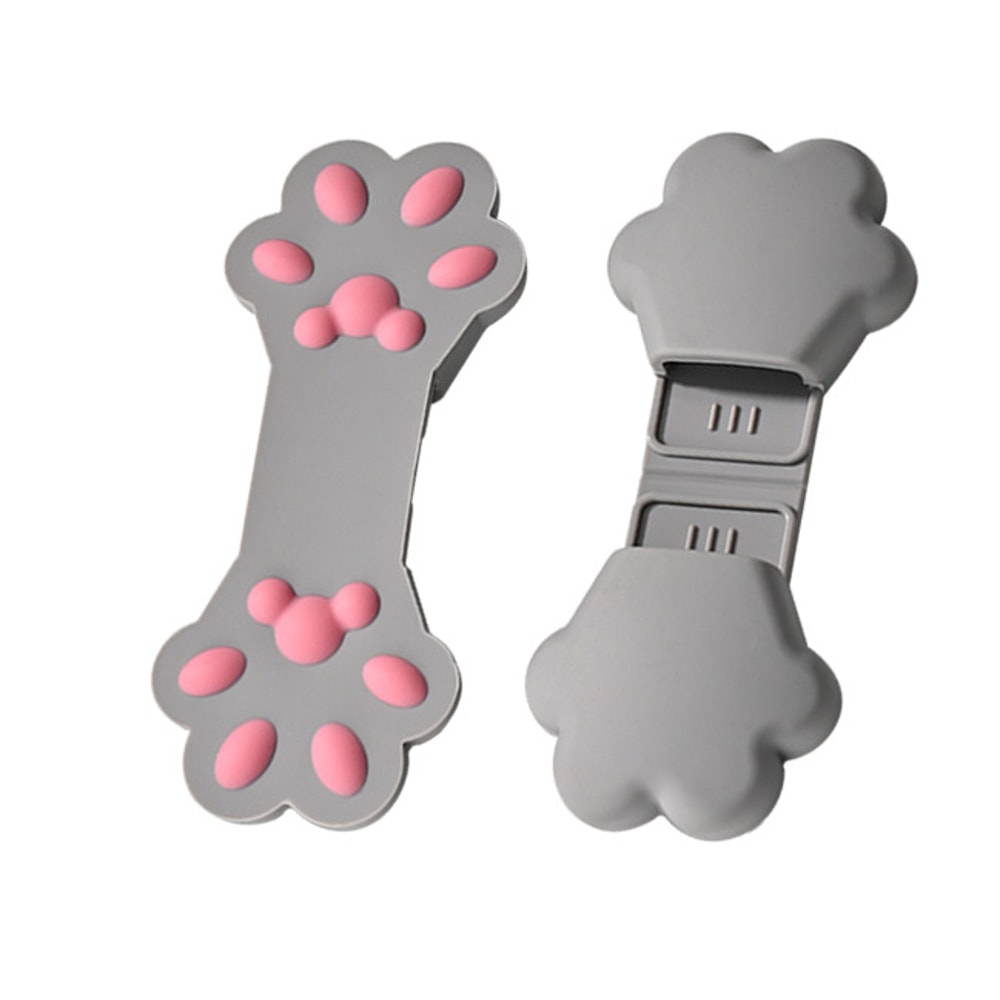 Cat Claw Silicone Food Tongs Heat Resistant Snack Clips for Kitchen Cooking