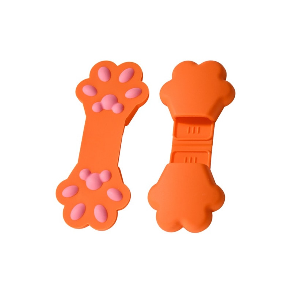 Cat Claw Silicone Food Tongs Heat Resistant Snack Clips for Kitchen Cooking