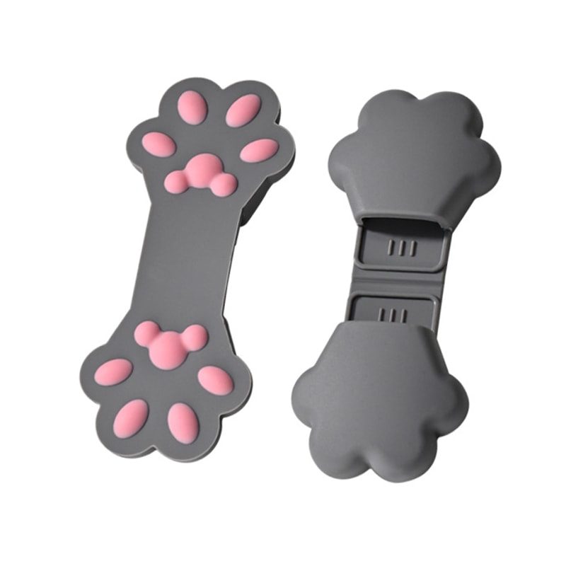 Cat Claw Silicone Food Tongs Heat Resistant Snack Clips for Kitchen Cooking