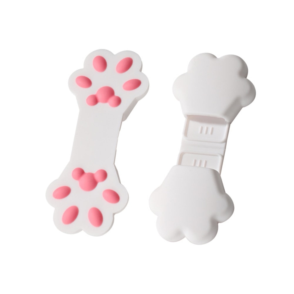 Cat Claw Silicone Food Tongs Heat Resistant Snack Clips for Kitchen Cooking