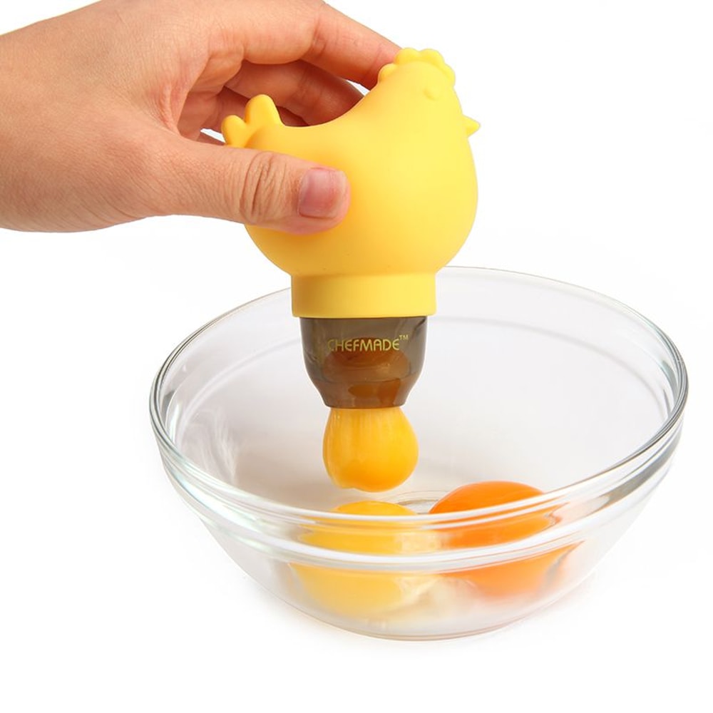 Cute Silicone Egg Separator For Mess Free Baking And Cooking 0