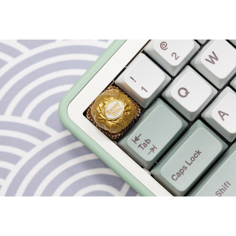 Chocolate Bonbon Artisan Keycap for MX Mechanical Keyboards Handmade Resin ESC Key
