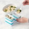 FreezeStack Soup & Broth Freezer Mold for Space Saving Food Storage