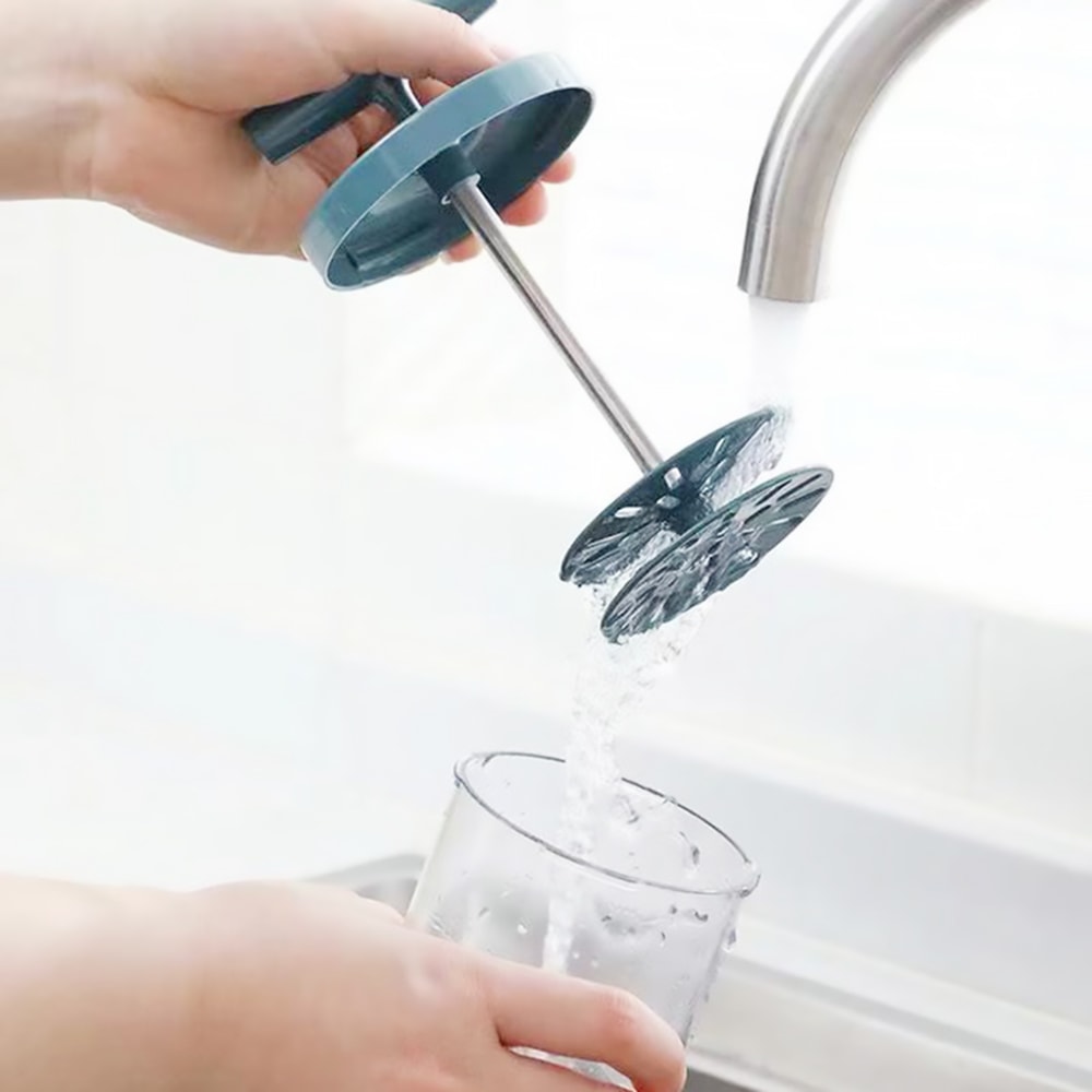 Handheld Manual Cream & Milk Frother Whisk – Cafe Style Foam Maker