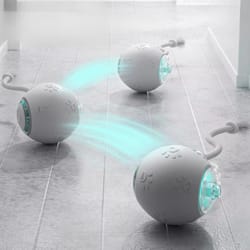 smart interactive cat ball toy – automatic rolling tail for cats