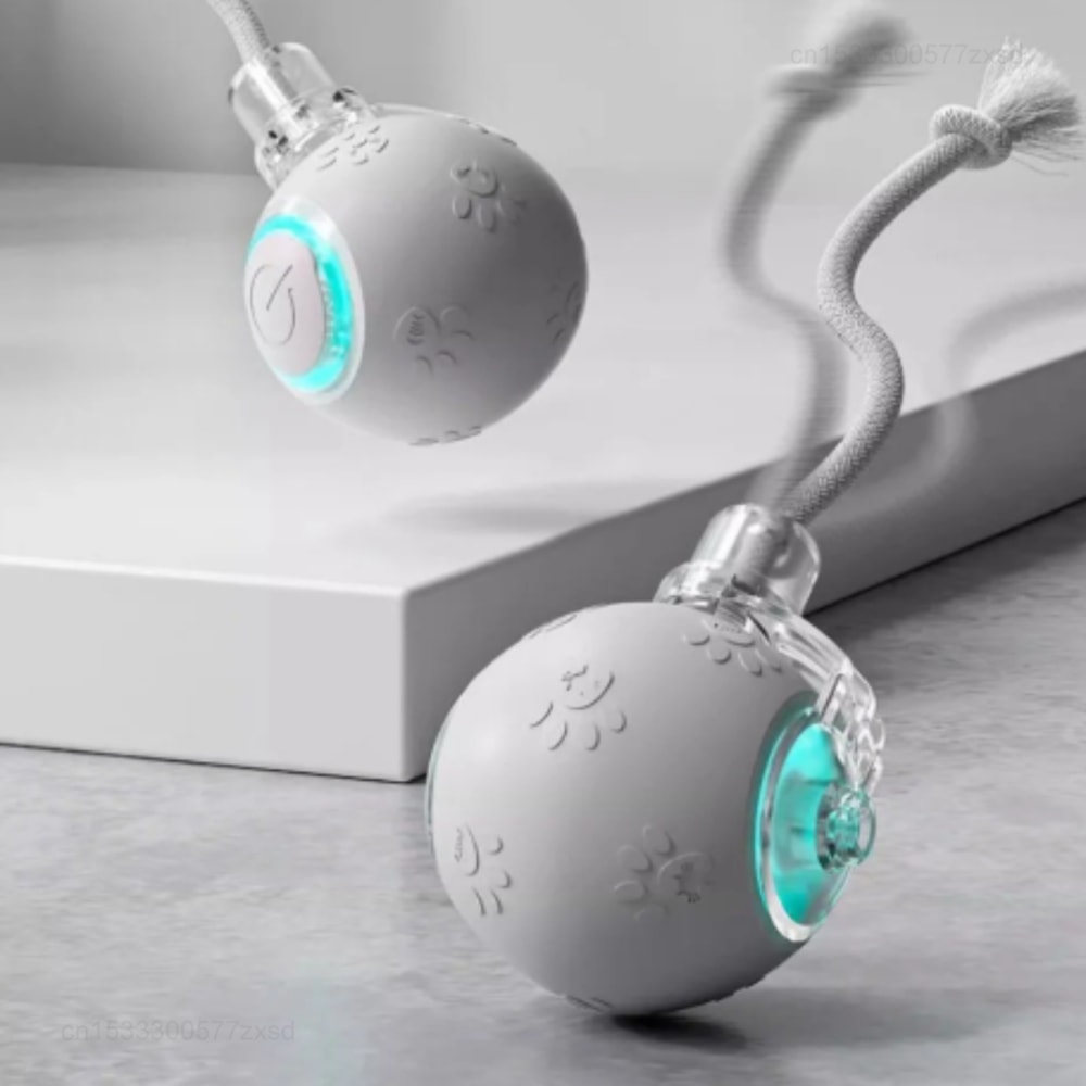 Smart Interactive Cat Ball Toy – Automatic Rolling Tail for Cats