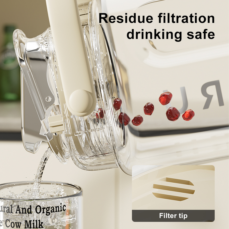 Dopamine Wave Large Water Bottle with Handle for Cold Drinks