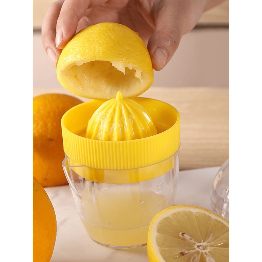 FreshPress Manual Citrus Juicer Cup for Lemon, Orange & Grapefruit