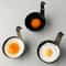 RapidBoil Stainless Steel Egg Steamer with Heat-Resistant Handle for Perfect Soft & Hard Boiled Eggs