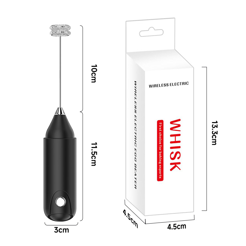 Portable Electric Milk Frother and Egg Beater for Coffee, Baking, and Cream Mixing
