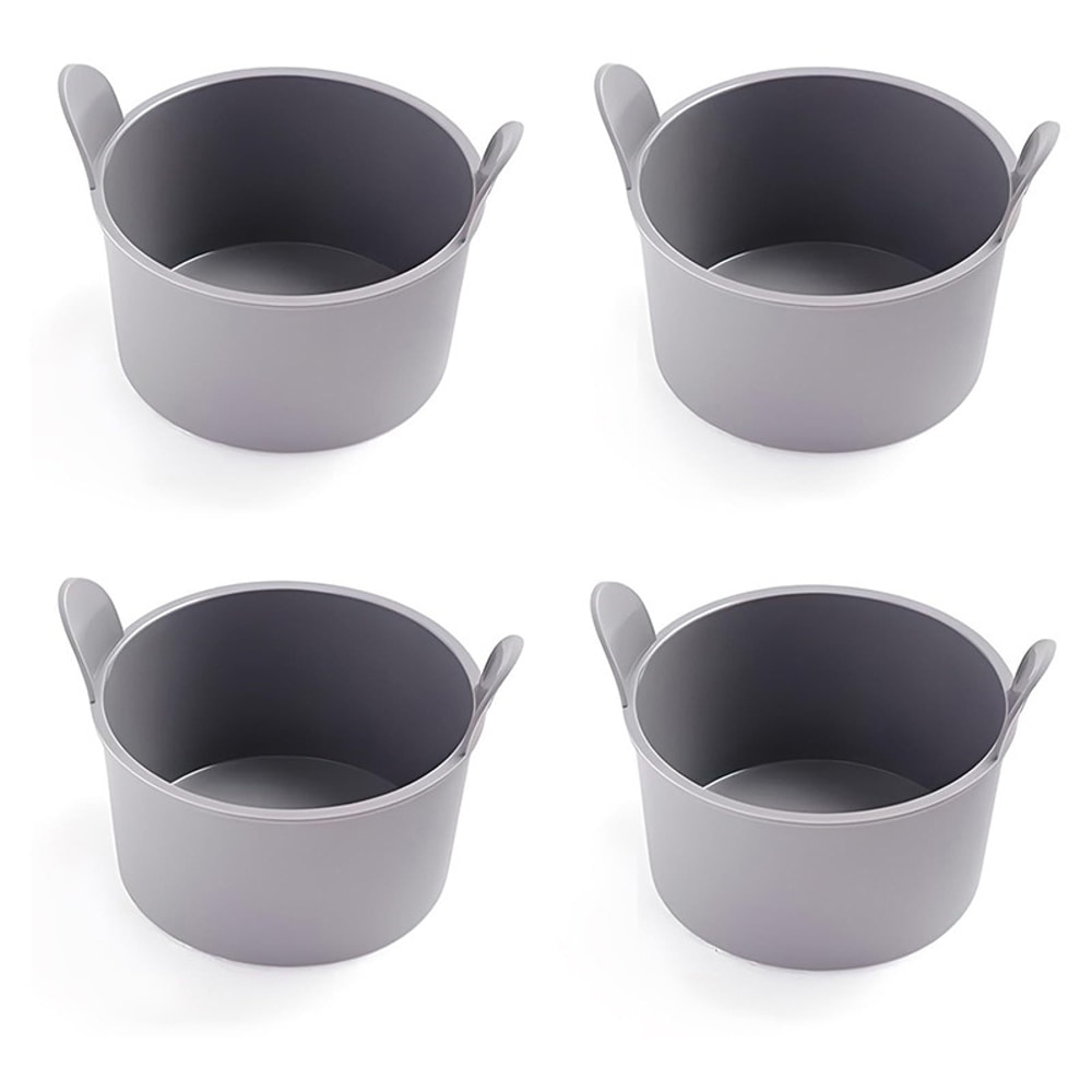 Silicone Air Fryer Egg Mold Set Reusable Non Stick Egg Bite Baking Cups 5