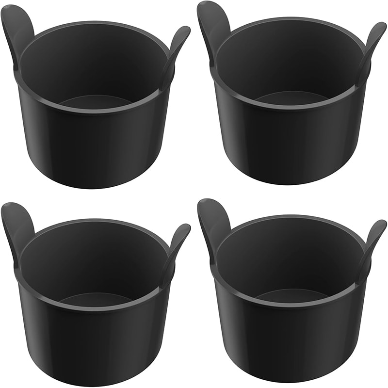 Silicone Air Fryer Egg Mold Set Reusable Non Stick Egg Bite Baking Cups 6