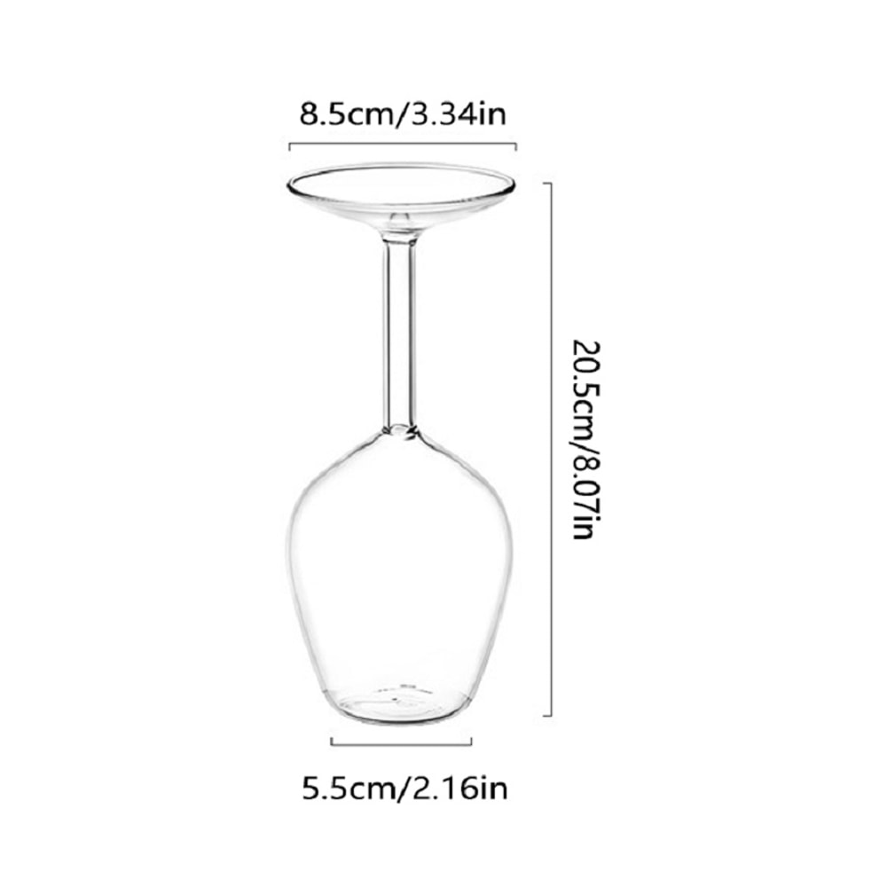 Upside Down Whiskey Glass Handmade Novelty Cocktail Cup For Bar Parties And Home Entertaining 3