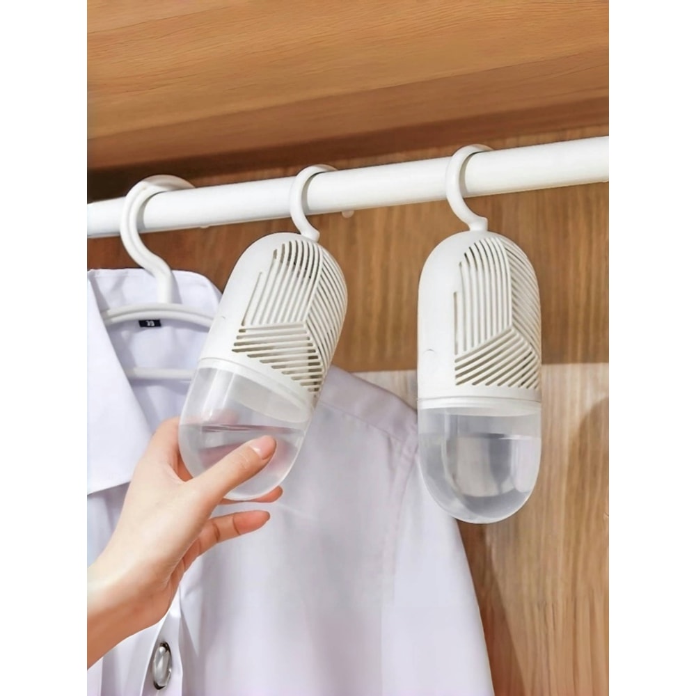 Reusable Moisture Absorber Hanging Bag For Wardrobe And Closet Dehumidifying Protection 0
