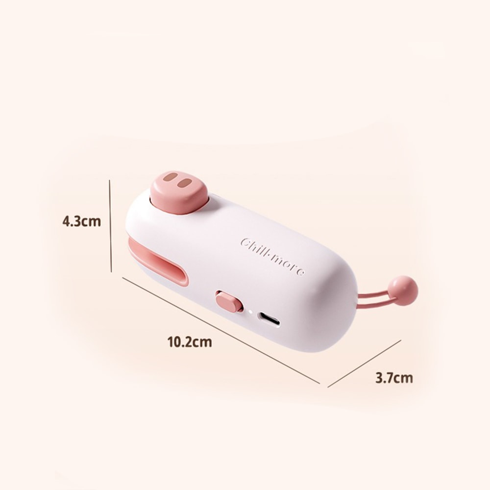 Rechargeable Mini Bag Sealer with Cutter Magnetic Chip Bag Heat Sealer for Kitchen Storage