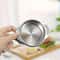 Leeseph Stainless Steel Tuna Strainer Lid for Easy Oil & Water Draining