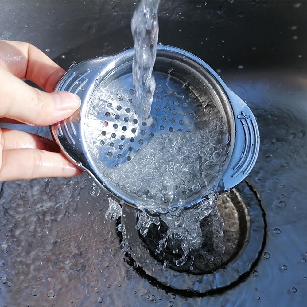 Leeseph Stainless Steel Tuna Strainer Lid for Easy Oil & Water Draining