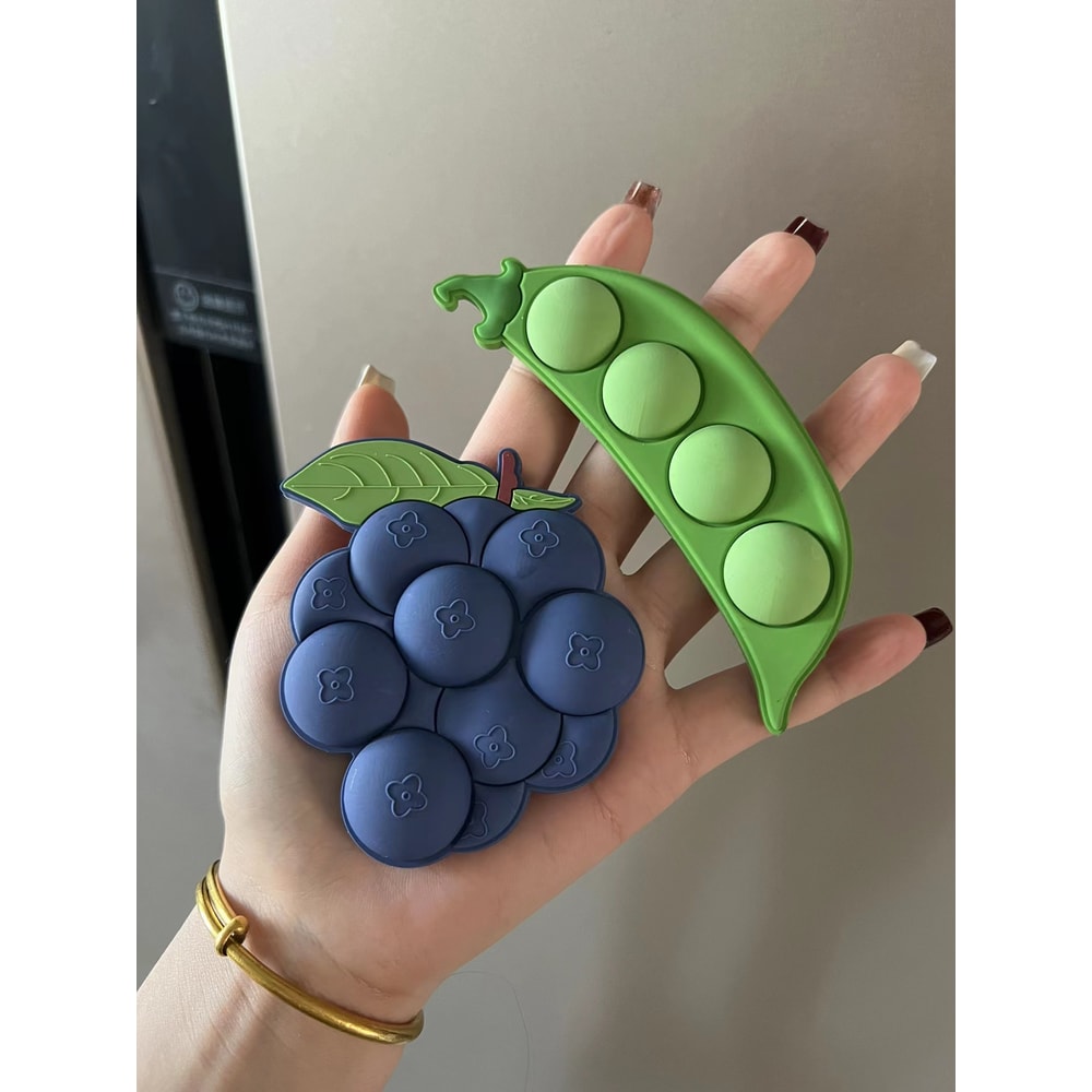 Fridge Magnets Cute Grape Pea Refrigerator Decor Stickers For Kitchen Fun 0