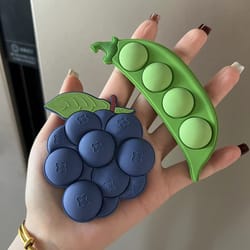 fridge magnets cute grape & pea refrigerator decor stickers for kitchen fun