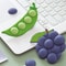 Fridge Magnets Cute Grape Pea Refrigerator Decor Stickers For Kitchen Fun 2