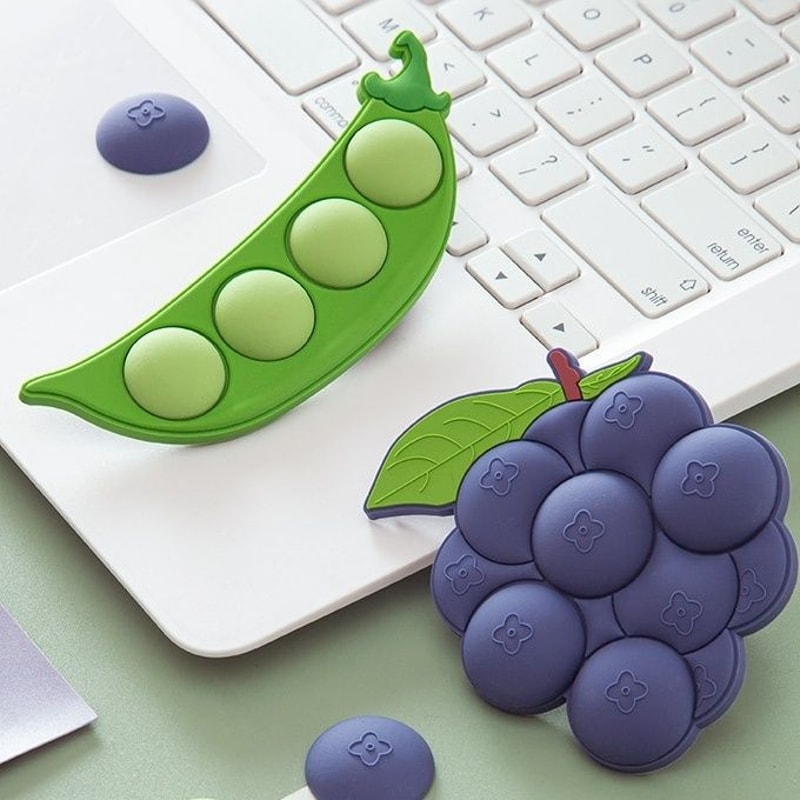 Fridge Magnets Cute Grape Pea Refrigerator Decor Stickers For Kitchen Fun 2