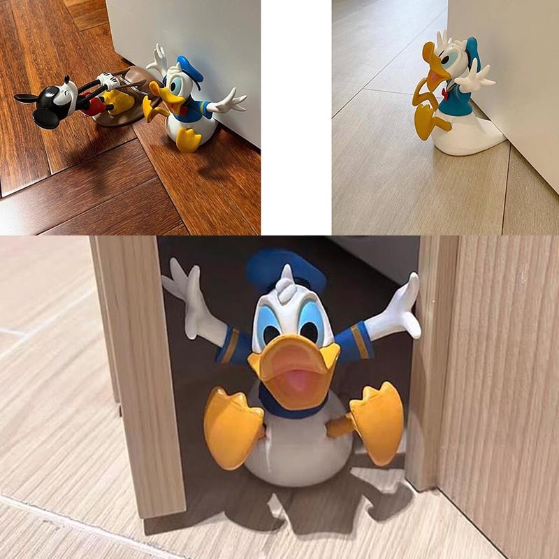 Donald Duck Door Stopper With Anti Slip Base For Windproof Home Dorm Room Decor 1