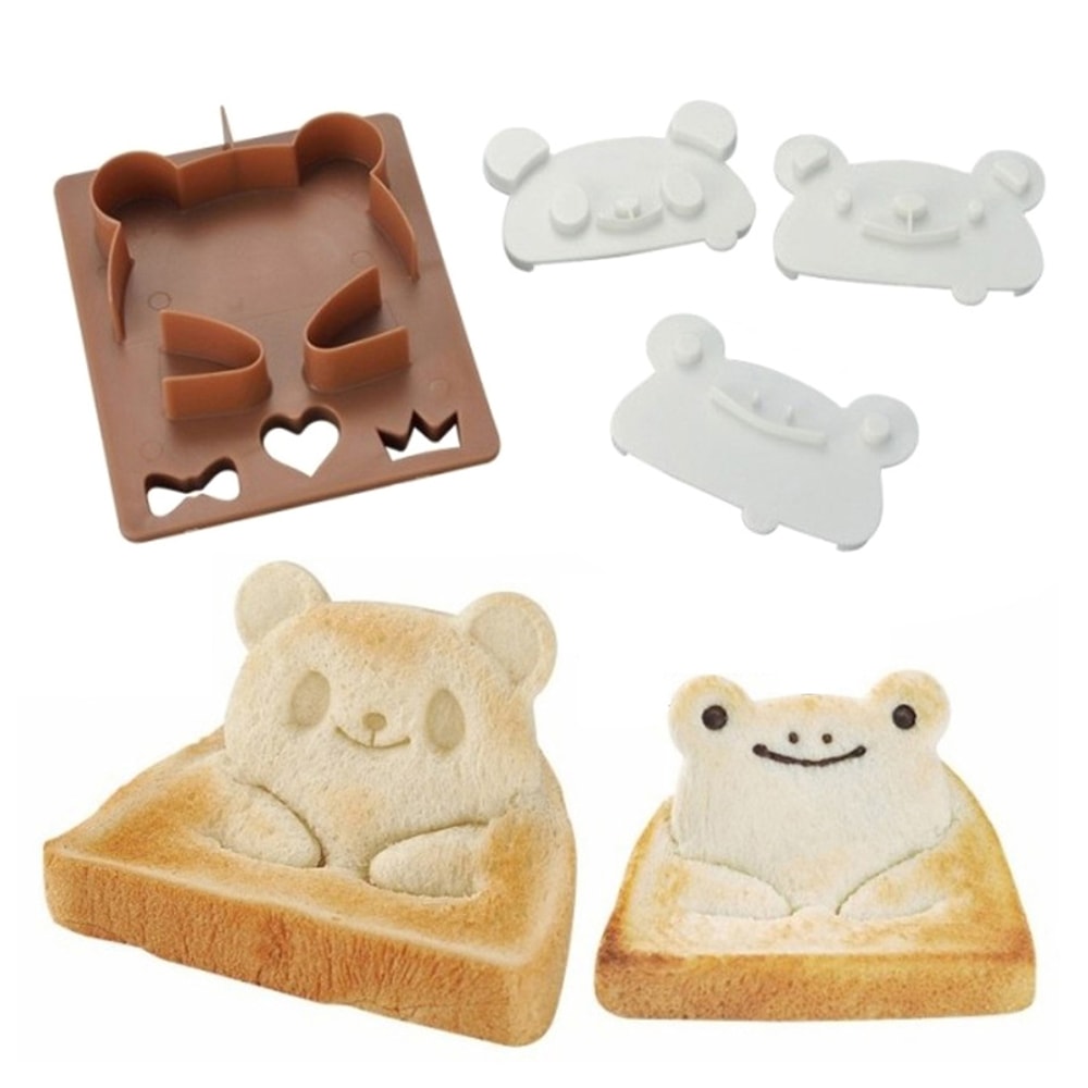 Cute Animal Sandwich Cutter Set For Kids Bento Lunch And Rice Ball Molds 4