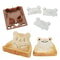 Cute Animal Sandwich Cutter Set For Kids Bento Lunch And Rice Ball Molds 4