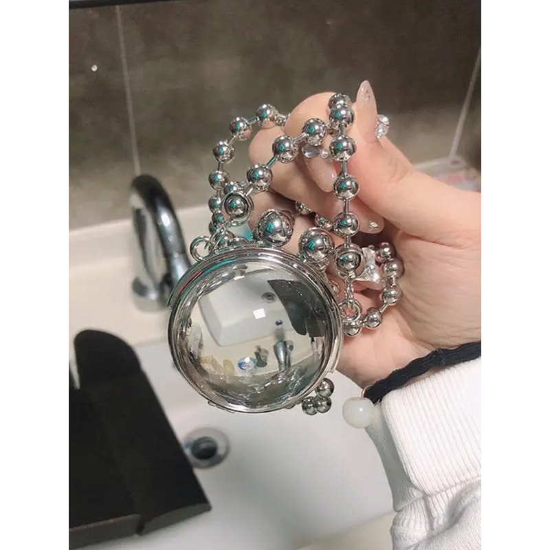 Lipstick Bag MINI Metallic Style Stainless Steel Chains Fashion Hasp Purse Euro-America Style