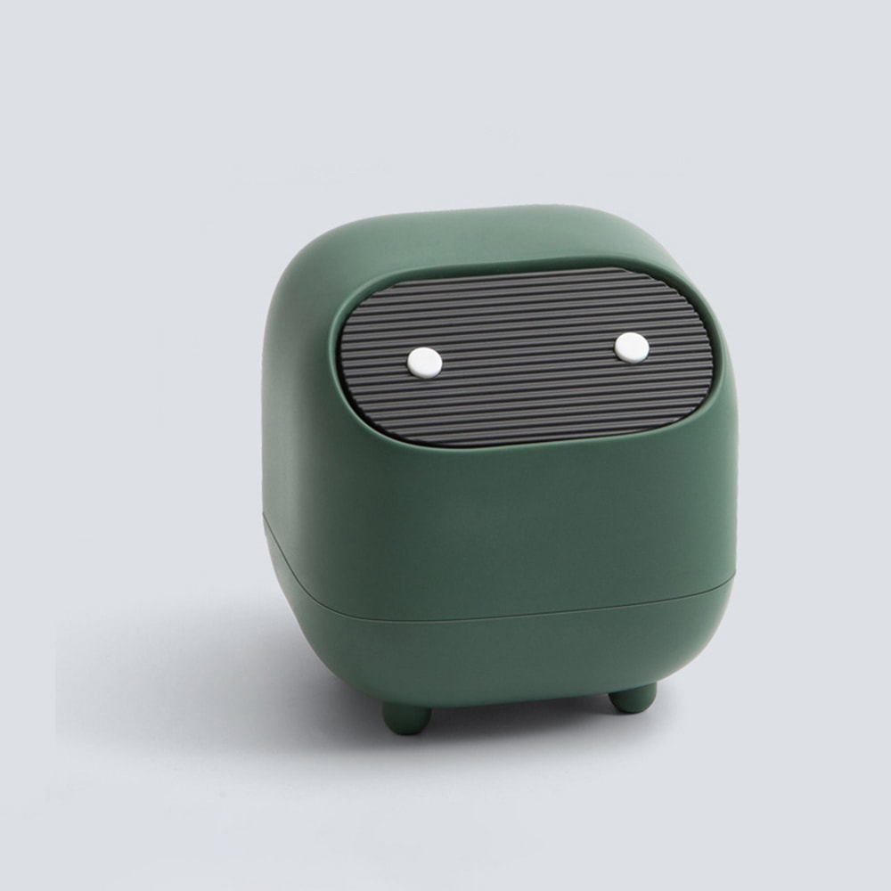 Ninja Mini Desktop Trash Can With Lid For Office Vanity Coffee Table 7