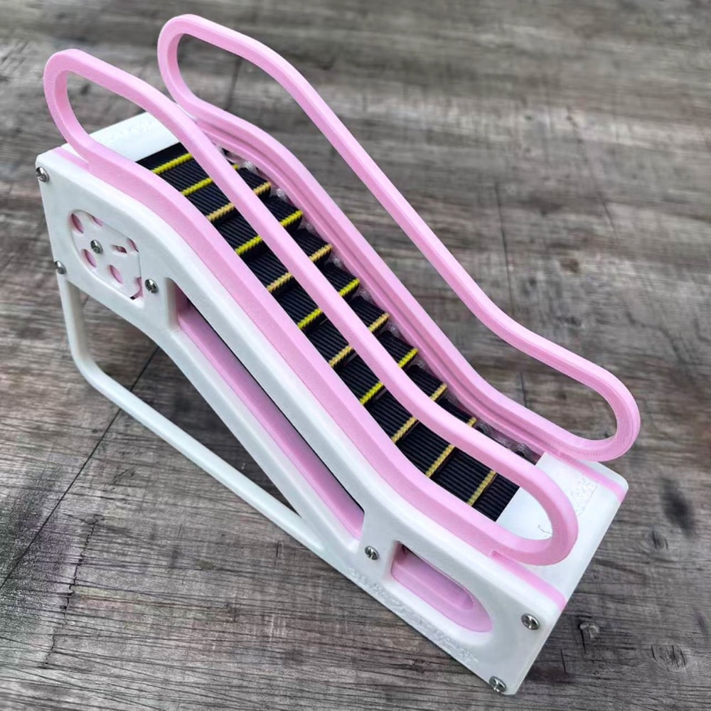 STEM Mini Escalator Model Kit For Kids DIY Wooden Science Puzzle Toy 8