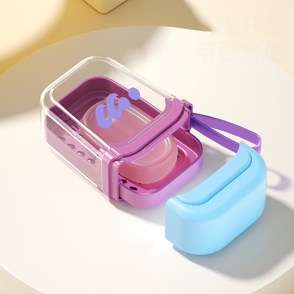Luxury Travel Soap Case With Lid Portable Soap Box Leakproof Travel Soap Container 2