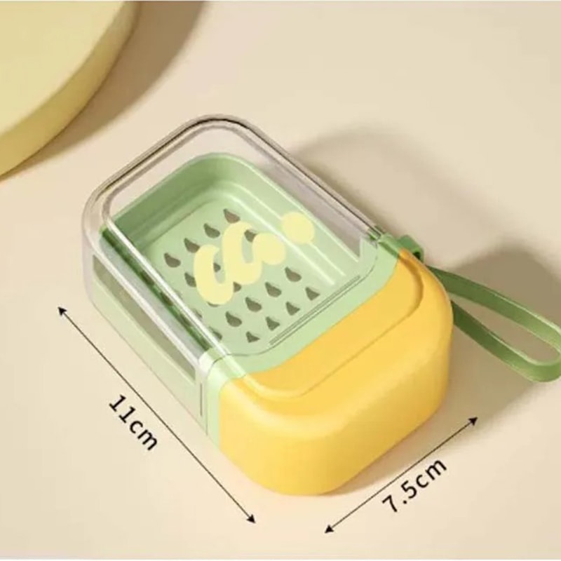 Luxury Travel Soap Case With Lid Portable Soap Box Leakproof Travel Soap Container 5