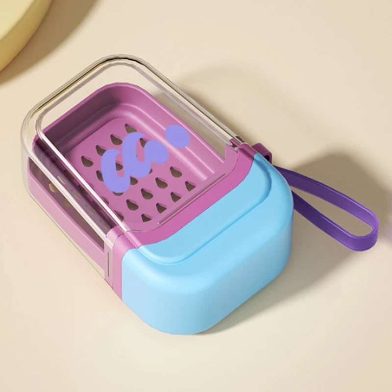 Luxury Travel Soap Case With Lid Portable Soap Box Leakproof Travel Soap Container 6