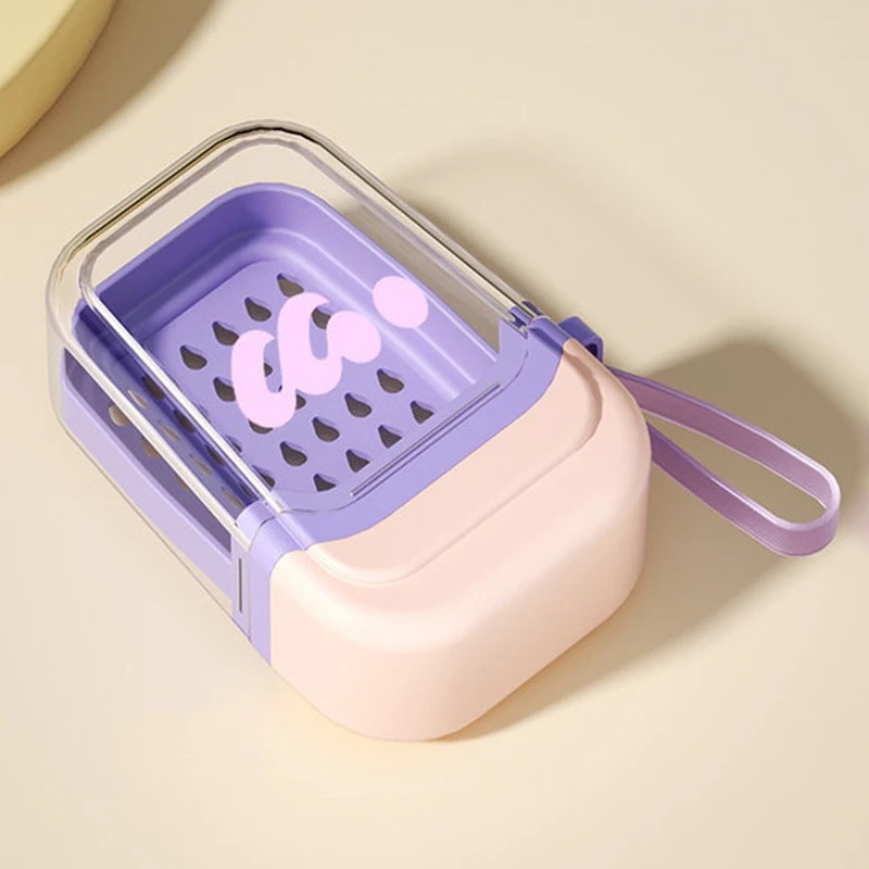 Luxury Travel Soap Case With Lid Portable Soap Box Leakproof Travel Soap Container 7