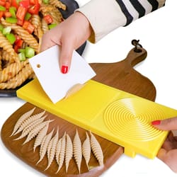 homemade pasta maker and macaroni mold tool for diy noodles & fresh pasta