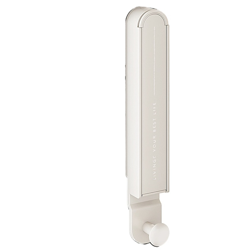 SpaceSaver Retractable Clothes Rack Wall Mounted No Drill Laundry Hanger for Balcony & Indoor Use