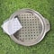 German Style Spaetzle Maker Stainless Steel Noodle Lid With Scraper For Homemade Egg Pasta 4