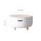Japanese Style Mini Desktop Trash Can with Press Lid for Desk, Vanity & Kitchen Counter