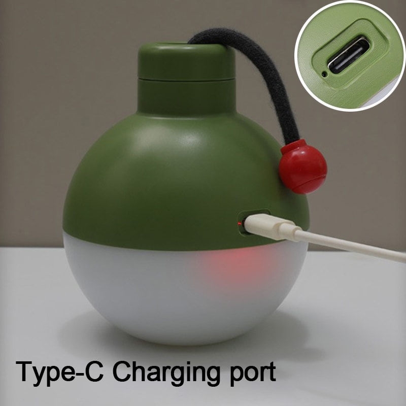 LumiTap RGB Silicone Night Light USB Rechargeable Baby Lamp 4