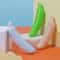 Cucumber FreshClean Dog Chew Toy for Teeth Cleaning and Aggressive Chewers