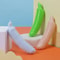 Cucumber FreshClean Dog Chew Toy for Teeth Cleaning and Aggressive Chewers