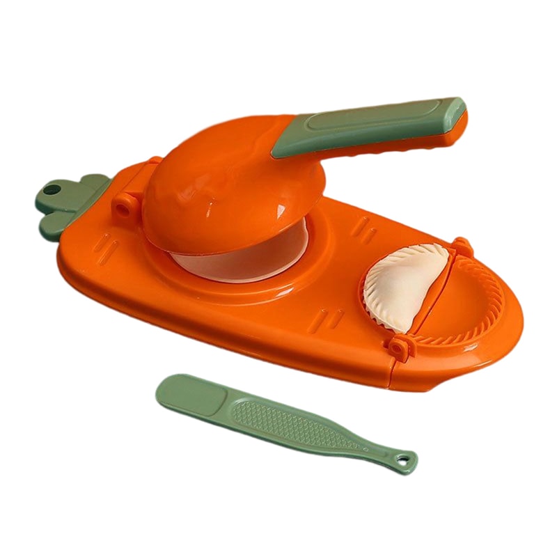 QuickPress Dumpling Maker Set Manual Dumpling Mold and Dough Press Tool