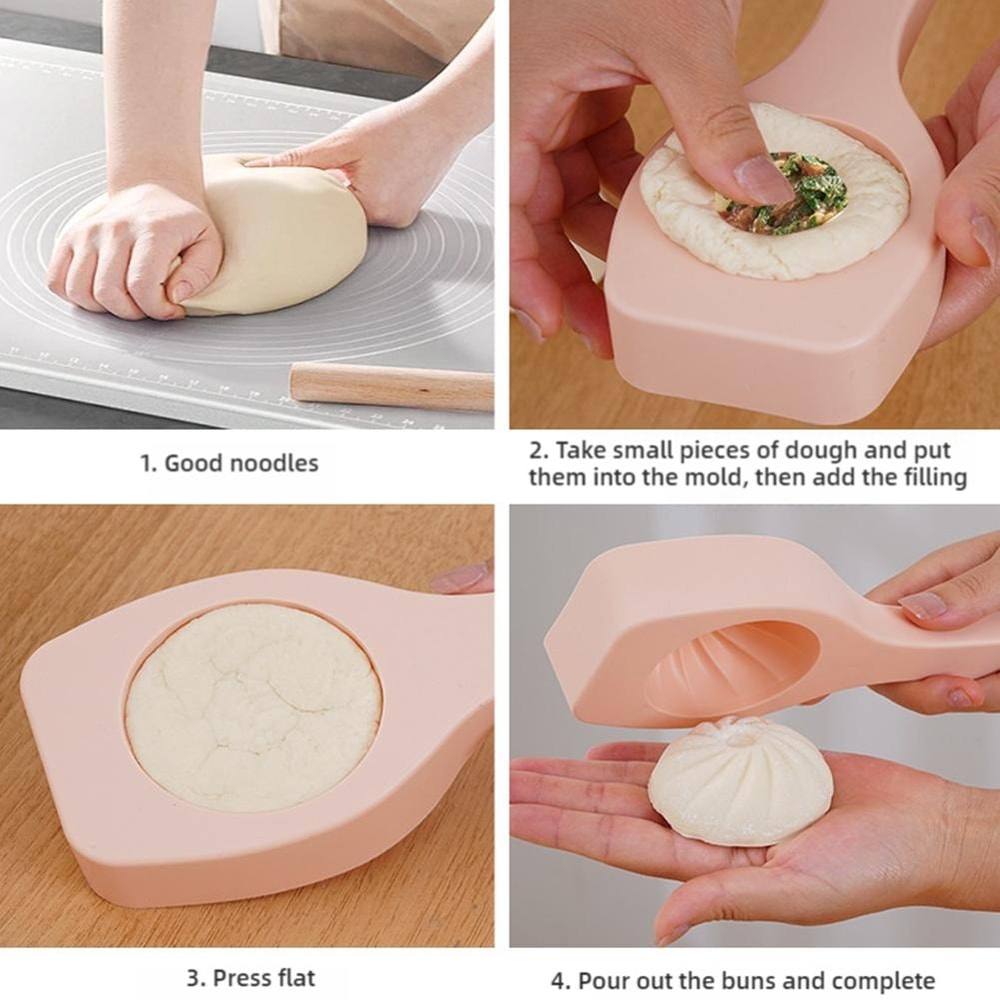 Multi Shape Dumpling Mold Bao Bun Maker Set For Homemade Steamed Buns And Pastries 1