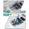 Stainless Steel Sponge Holder for Kitchen Sink with Fast Drainage and Suction Cup Mount