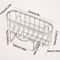 Stainless Steel Sponge Holder for Kitchen Sink with Fast Drainage and Suction Cup Mount