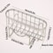 Stainless Steel Sponge Holder for Kitchen Sink with Fast Drainage and Suction Cup Mount